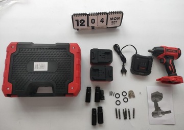 АККУМУЛЯТОРНЫЙ КЛЮЧ ДЛЯ КОЛЕС 1/2'' 650 Нм 21 В+2* АККУМУЛЯТОР 4 Ач