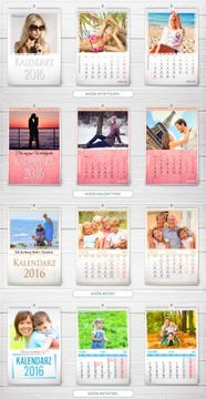 1x ФОТО Календарь А4 ПРЕМИУМ Ваши фотографии, даты + ОЧЕНЬ ТОЛСТЫЕ КАРТОЧКИ