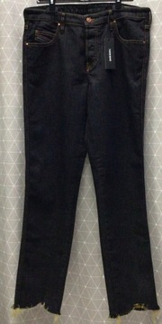 Spodnie jeansy damskie Diesel BABHILA Black 30/34