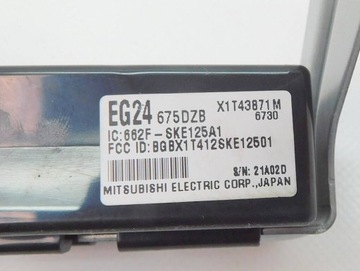 MAZDA CX7 CX-7 I 2.3 07R KEYLESS MODUL ČTEČKA ZÁMKU OVLÁDAČE EG24675DZB