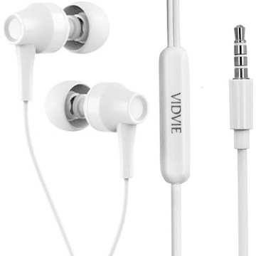 SŁUCHAWKI PRZEWODOWE Z WBUDOWANYM MIKROFONEM VIDVIE
