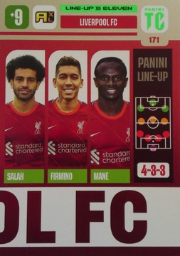 PANINI TOP CLASS 2022 Eleven Line Up Liverpool 171
