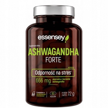 ASHWAGANDHA CERTYFIKOWANA MOCNY EKSTRAKT ŻEŃ-SZEŃ