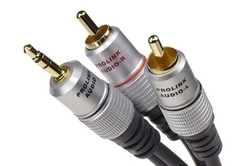 Prolink TCV 3420: Kabel mini jack/2xRCA Cinch 3m