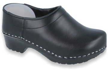 Solidne CHODAKI DREWNIAKI zamknięte spody guma 38