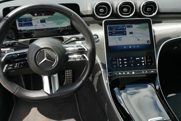 Mercedes Klasa C W206 Kombi Plug-In 2.0 300e 313KM 2023 Mercedes C300e 313 koni 2xAMG Panorama Hak Blis Webasto Ambiente LKA Hi-Fi, zdjęcie 15