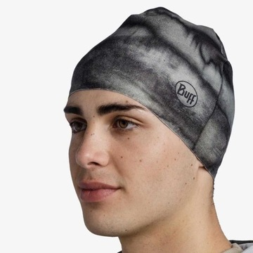 Czapka zimowa sportowa na zimę Buff Thermonet Beanie Czarno-Szara