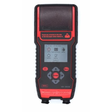 ТЕСТЕР АККУМУЛЯТОРА IDEAL BDT7000 с ПРИНТЕРОМ 12/24