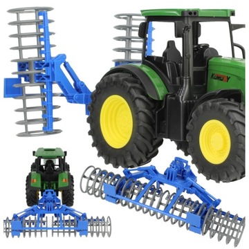Ciągnik Traktor Maszyna Rolnicza z Wałem Rolniczym Auto Ruchome Elementy