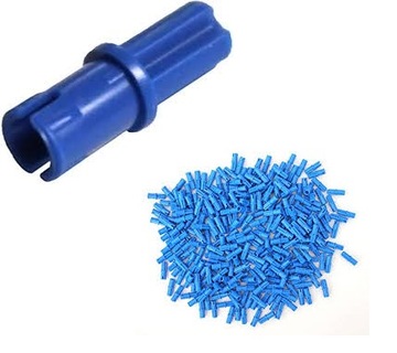Lego TECHNIK PIN z OSIĄ niebieski 43093 - 20 SZTUK