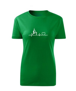 Koszulka T-shirt TANIEC NA SZARFACH AKROBATYKA POWIETRZNA TANCERKA damska