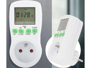 Programator czasowy wyłącznik włącznik cyfrowy lcd