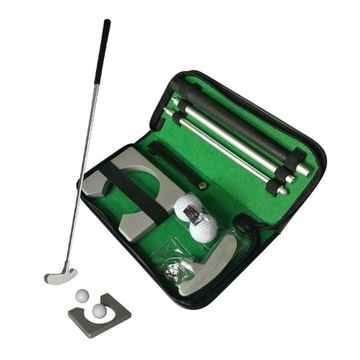 Портативный тренировочный набор с оборудованием для мини-гольфа, подарочный набор