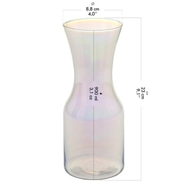 Opalizująca karafka do wody KROSNO Rainbow 900ml