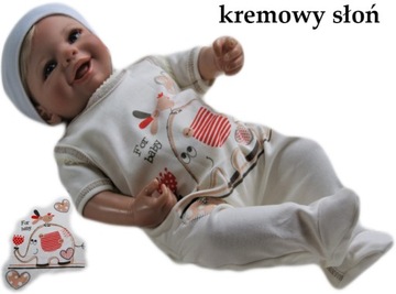 Śpioszki śpiochy bawełniane pajacyk 80 rozpinane