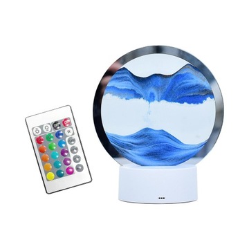 Lampka nocna 3D z płynącym piaskiem Malowanie
