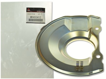 OSŁONA TARCZY HAMULCOWEJ PRAWY PRZÓD MR493412 ORYGINAŁ MITSUBISHI