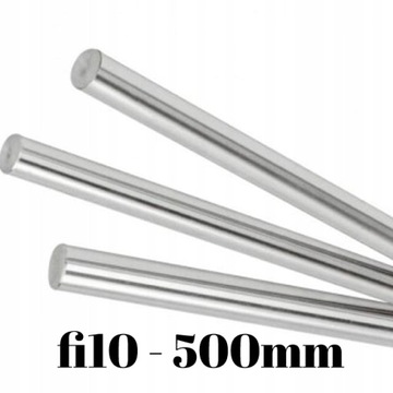 Prowadnica wałek liniowy fi 10 mm L=500 mm v-slot