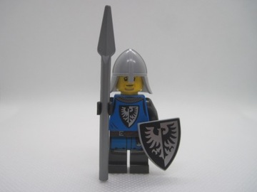 Rycerz Włócznik Herbu Black Falcon LEGO CASTLE