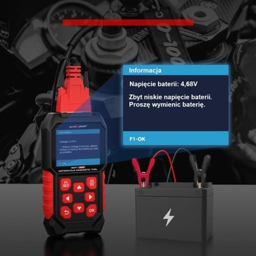 TESTER DIAGNOSTYCZNY MOTOCYKL MOTOR CFMOTO MOT1Pro +ADAPTERY JEZYK POLSKI!