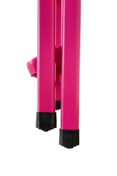 Розовая 4-ступенчатая стальная лестница DRABEST Стильно, идеальна в подарок