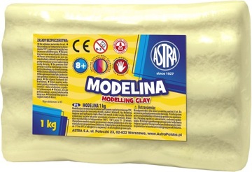 Modelina 1kg Astra cytrynowa 304118005