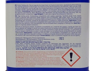 Liqui Moly Płyn Hamulcowy LM3086 SL6 0,5DOT4