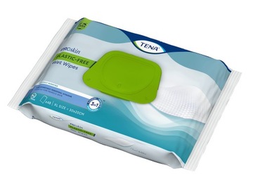Chusteczki nawilżane bez plastiku TENA Wet Wipes ProSkin 48 szt