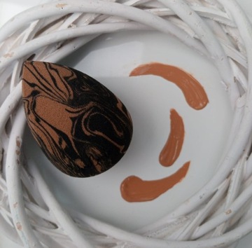 ГУБКА ДЛЯ МАКИЯЖА, НАРЕЗАННАЯ БЛЕНДЕР ДЛЯ ТОНАЛЬНОЙ ГУБКИ, БЛЕНДЕР ДЛЯ КРАСОТЫ, МРАМОР