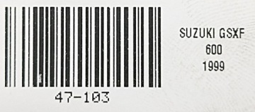 ЗАМОК ДИВАНА SUZUKI GSX-F 600 98-06