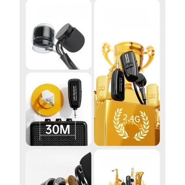 Преобразователь микрофона для музыкальных инструментов, ленточный адаптер с 3,5 мм на 6,35 мм