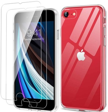 ARMOR SLIM ETUI DO IPHONE 7 8 SE 2020 + 2x szkło hartowane ochrona
