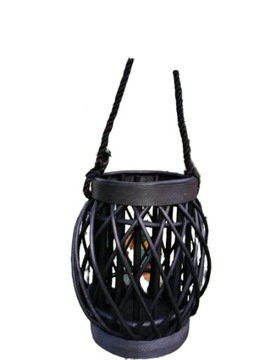 Wiklinowy Lampion LATARNIA wiszący ozdoba prezent