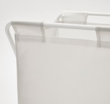 KOSZ TORBA NA PRANIE IKEA JALL 50L BIAŁY