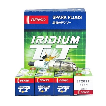 4 x Świece Zapłonowe IRYDOWE Denso IT20TT LPG CNG 4714