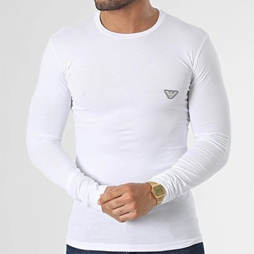Emporio Armani koszulka longsleeve biała 111023-3R512-0010 L