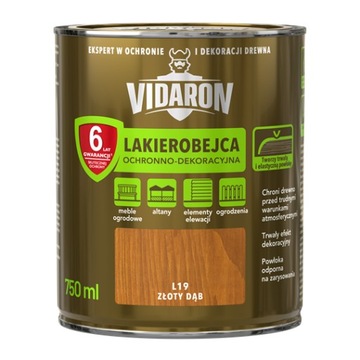 VIDARON Lakierobejca złoty dąb L19 0,75L
