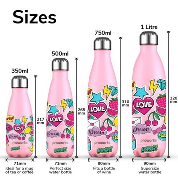 ТЕРМОС СПОРТИВНАЯ БУТЫЛКА ДЛЯ ВОДЫ 750 мл PROWORKS