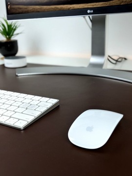 Кожаный коврик для стола - 100 x 60 см