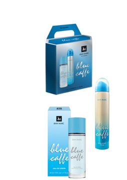 Jean Marc Zestaw upominkowy Blue Caffe Jean Marc dezodorant 75ml+woda 50ml