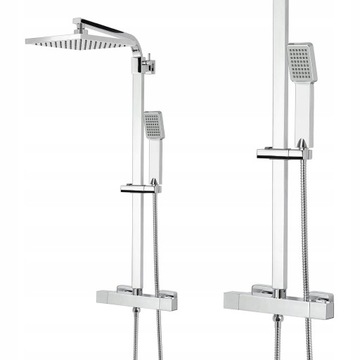 Zestaw natryskowy prysznicowy bateria termostat