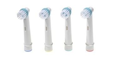 4x Końcówki główki wkłady do BRAUN Oral-B DO APARATU ORTHO ortodontyczne