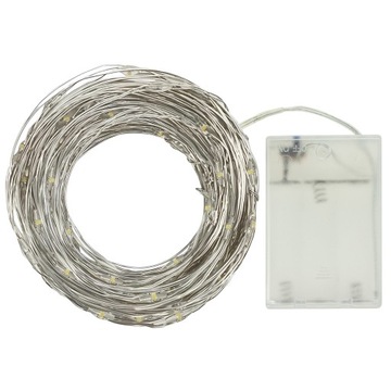 LAMPKI DRUCIKI 100 LED DIODY DEKORACJA WNĘTRZA ŚWIATEŁKA LED NA DRUCIKU