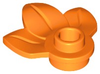 LEGO 32607 roślina liść pomarańczowy 10szt.