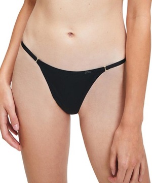 CALVIN KLEIN STRINGI CZARNE DAMSKIE THONGI S P8C