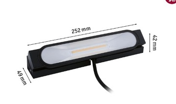 Paulmann ITO WALLWASHER Светодиодный светильник накладного монтажа 6Вт 3000К IP67 - антрацит