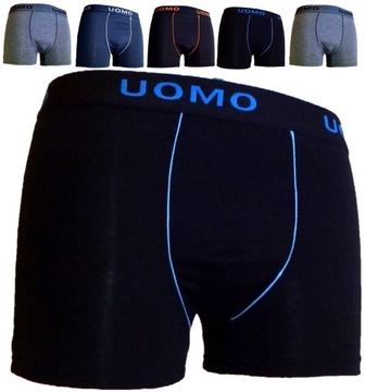 5 szt ZESTAW BOKSERKI UOMO MAJTKI BAWEŁNA XXL/XXXL