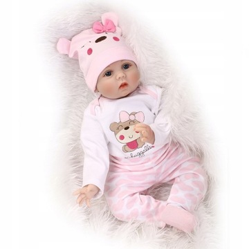 Silicone reborn doll 55cm Obudowa z tkaniny