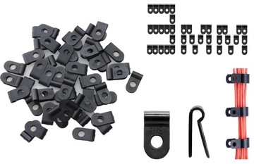 100x 3 mm OBEJMA 1/8 TYP-R UCHWYT KABLA PRZEWODU HAMULCOWEGO PALIWA OPASKA