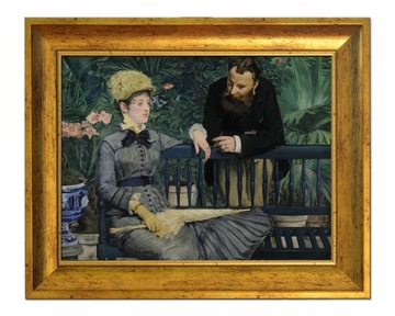 Edouard Manet - W konserwatorium obraz złota rama